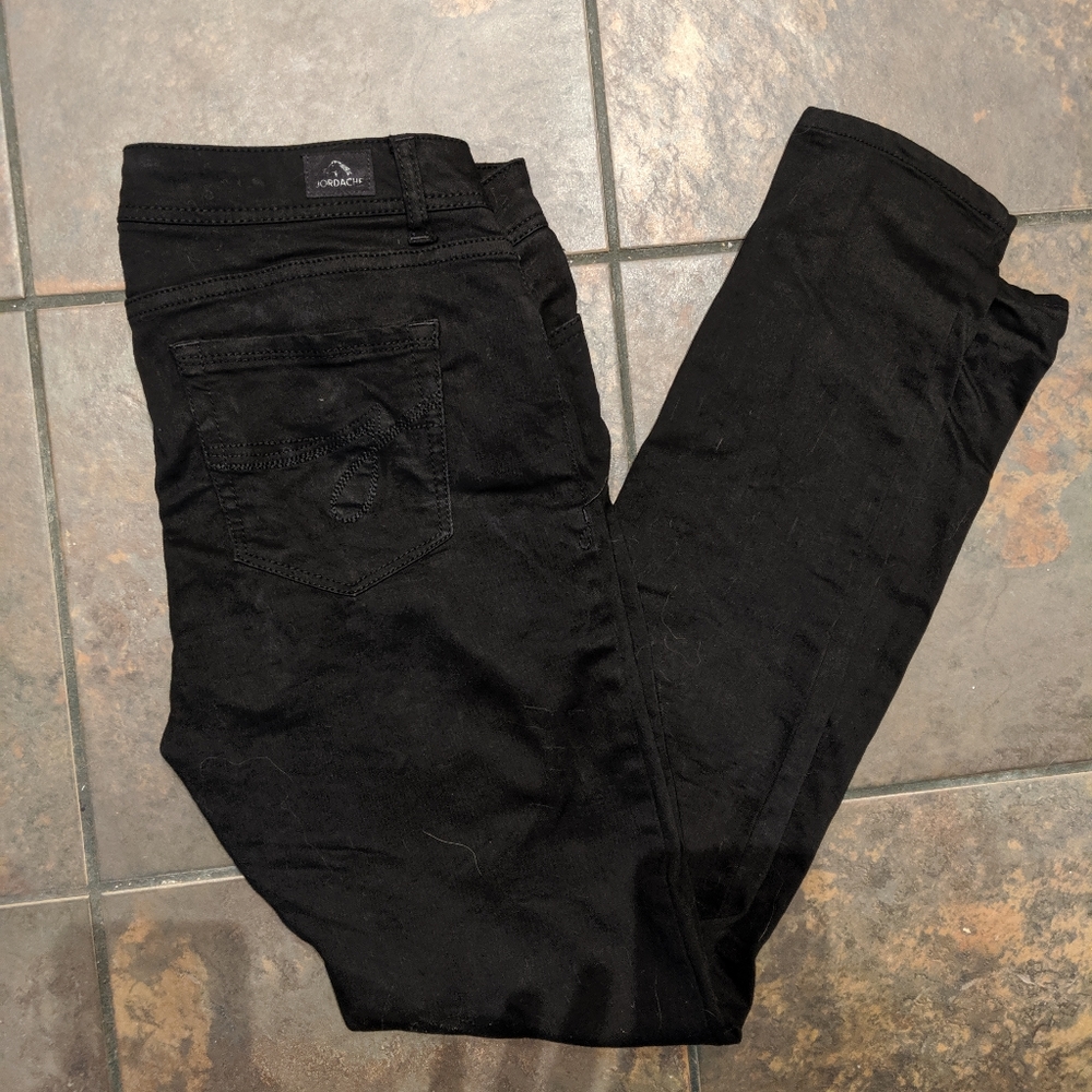 Jordache skinny jeans (black)
